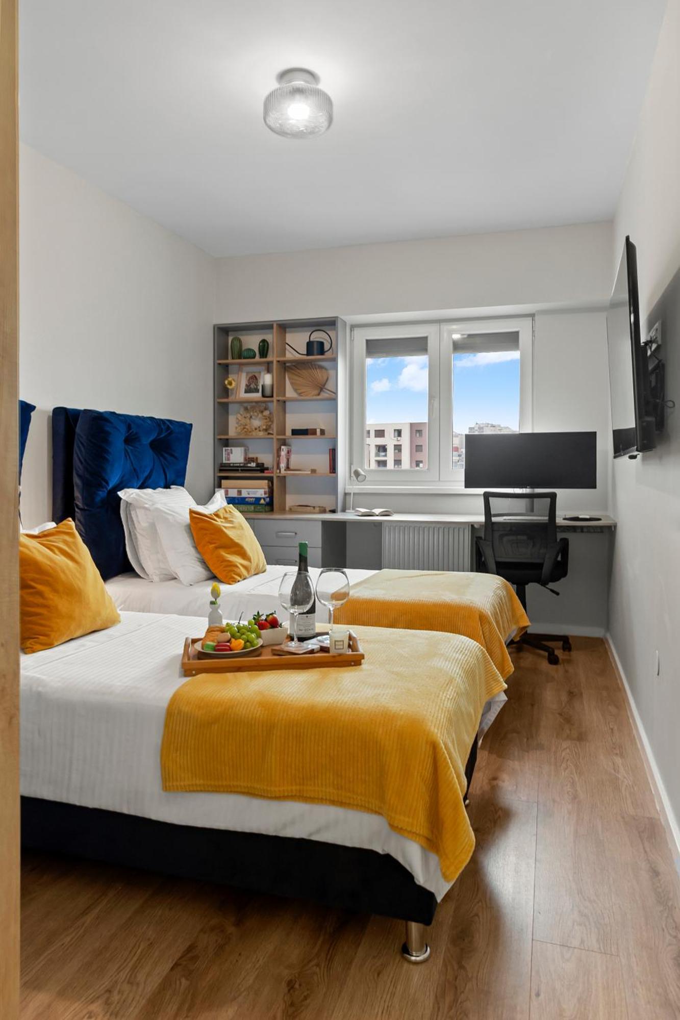 Mido Park Apartment With Private Parking & Self Check-In Bucareste Exterior foto
